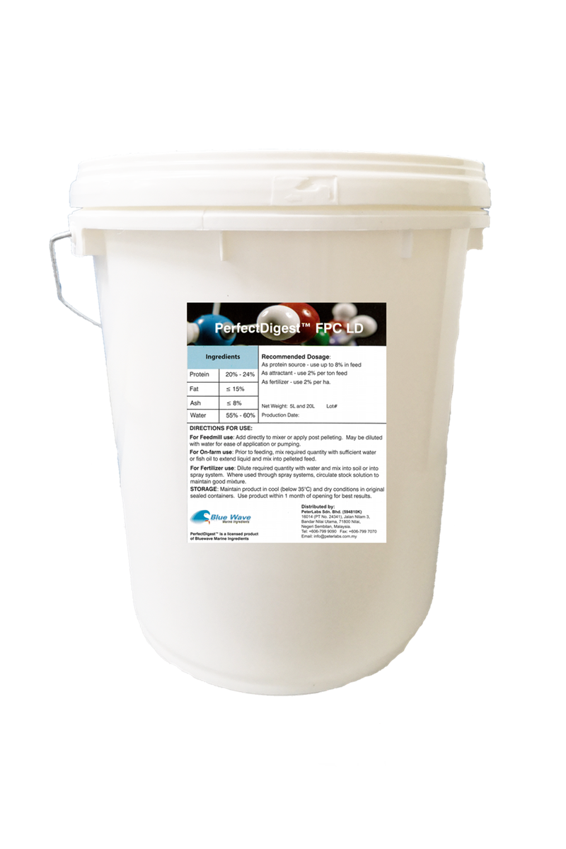 Container for protein doses